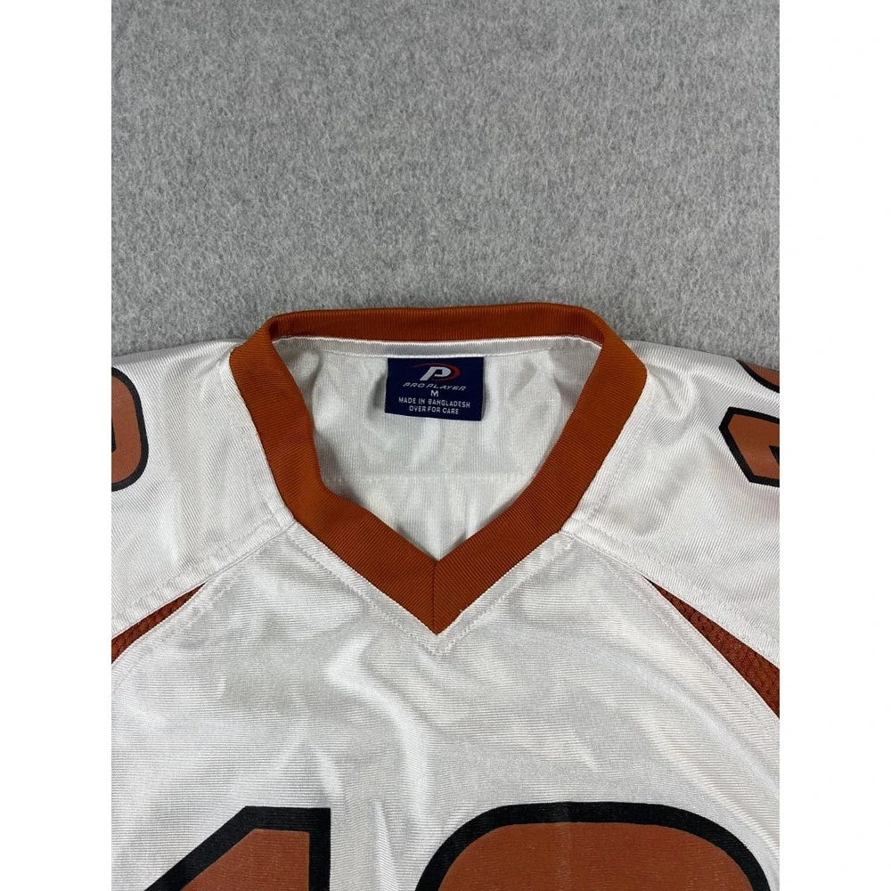 Vintage Texas Longhorns Football Jersey Mens M White Y2k 90s Pro Player